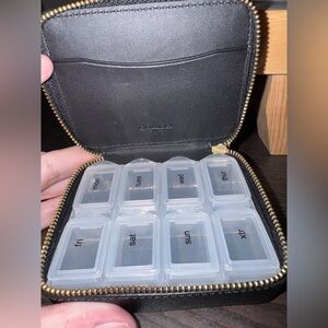 Coach Black Pill Case Organizer